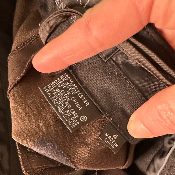 Anne Klein chocolate brown women’s pantsuit - Picture 7 of 8